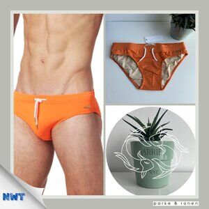 Parke & Ronen - Solid Meridian Brief - Bright Orange (M)